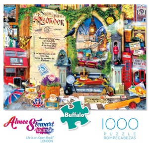 Buffalo Games (11741) - Aimee Stewart: "London (Life is an Open Book)" - 1000 pezzi