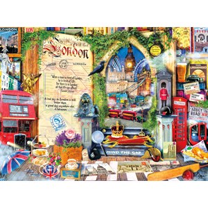 Buffalo Games (11741) - Aimee Stewart: "London (Life is an Open Book)" - 1000 pezzi
