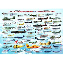 Eurographics (6000-0231) - "History of Canadian Aviation" - 1000 pezzi