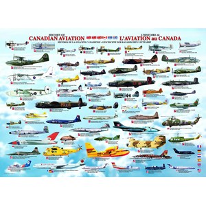 Eurographics (6000-0231) - "History of Canadian Aviation" - 1000 pezzi