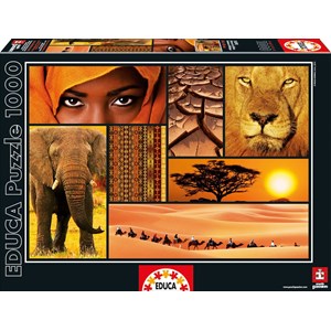 Educa (16293) - "Colors of Africa" - 1000 pezzi