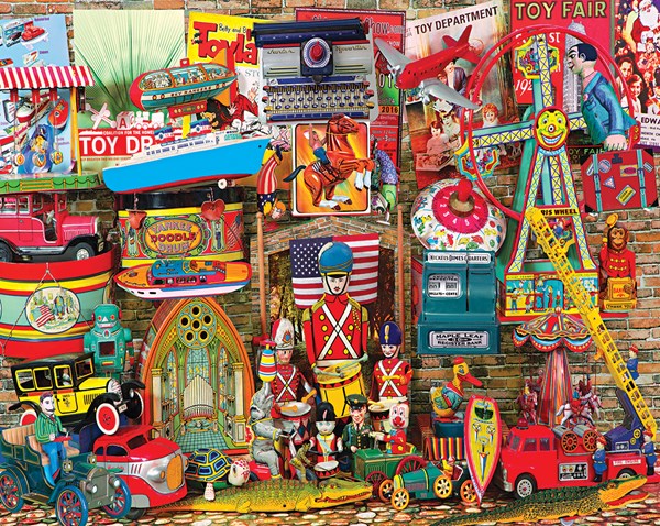 White Mountain (1180PZ) - "Antique Toys" - 1000 pezzi