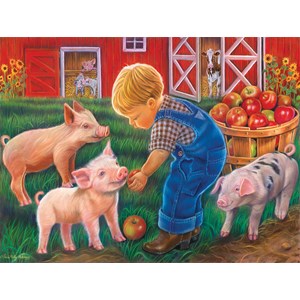 SunsOut (35838) - Tricia Reilly-Matthews: "Farm Boy" - 300 pezzi