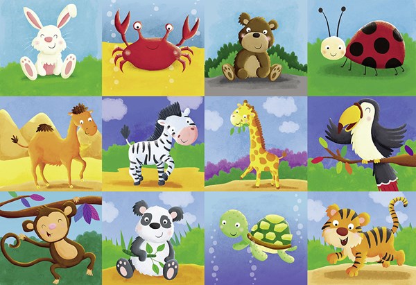 Ravensburger (05451) - "Animal Adventures" - 24 pezzi