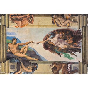 Clementoni (31402) - Michelangelo: "The Creation of Man" - 1000 pezzi
