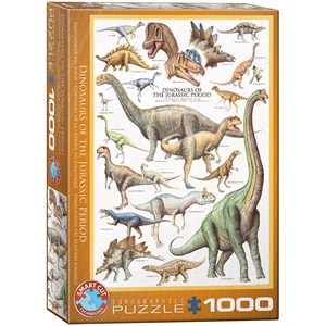 Eurographics (6000-0099) - "Dinosaurs Jurassic" - 1000 pezzi