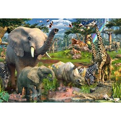 Ravensburger (17823) - "At the Waterhole" - 18000 pezzi