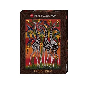 Heye (29426) - Edward Saidi Tingatinga: "Giraffes" - 1000 pezzi