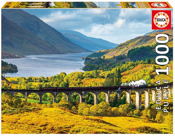 Educa (16749) - "Glenfinnan Viaduct, Scotland" - 1000 pezzi