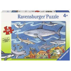 Ravensburger (09628) - "Sea of Sharks" - 60 pezzi
