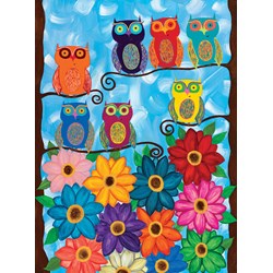 Clementoni (35024) - Kerri Ambrosino: "Cute Little Owls" - 500 pezzi