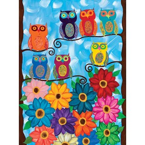 Clementoni (35024) - Kerri Ambrosino: "Cute Little Owls" - 500 pezzi