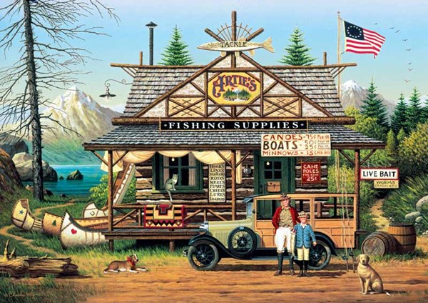 Buffalo Games (2619) - Charles Wysocki: "Proud Lil' Angler" - 300 pezzi