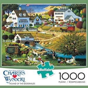 Buffalo Games (11427) - Charles Wysocki: "Hound of the Baskervilles" - 1000 pezzi