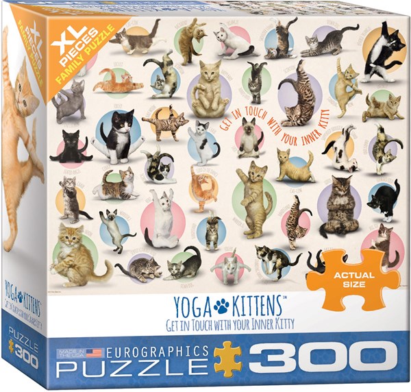 Eurographics (8300-0991) - "Yoga Kittens" - 300 pezzi