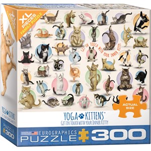 Eurographics (8300-0991) - "Yoga Kittens" - 300 pezzi