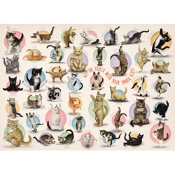 Eurographics (8300-0991) - "Yoga Kittens" - 300 pezzi