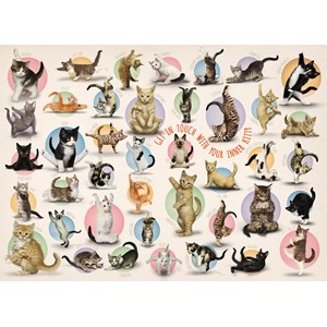 Eurographics (8300-0991) - "Yoga Kittens" - 300 pezzi