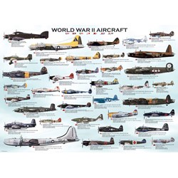 Eurographics (8500-0075) - "World War II Aircraft" - 500 pezzi