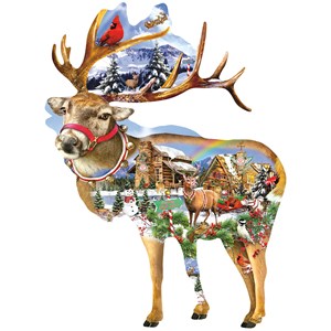 SunsOut (97295) - Lori Schory: "Reindeer Training" - 800 pezzi