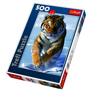 Trefl (37009) - "Snow Tiger" - 500 pezzi