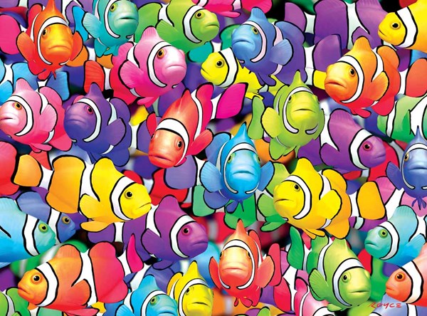 Buffalo Games (11701) - Royce B. McClure: "Clown School" - 1000 pezzi