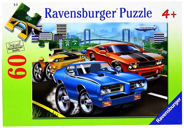 Ravensburger (09591) - "Muscle Cars" - 60 pezzi