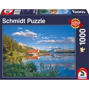 Schmidt Spiele (58334) - "A Weekend At the Lake" - 1000 pezzi