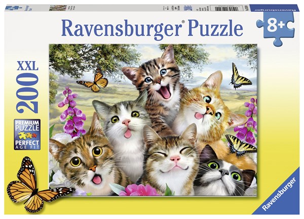 Ravensburger (12620) - Howard Robinson: "Friendly Felines" - 200 pezzi