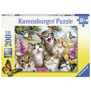 Ravensburger (12620) - Howard Robinson: "Friendly Felines" - 200 pezzi