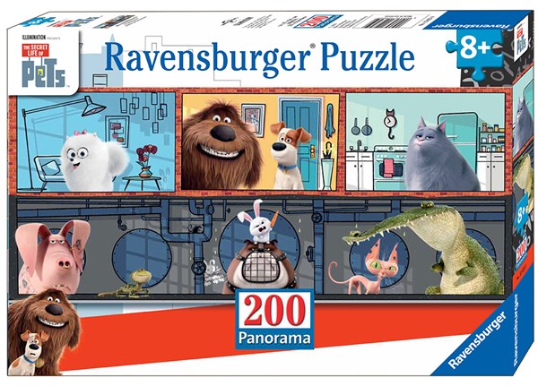 Ravensburger (12834) - "Secret Life of Pets" - 200 pezzi