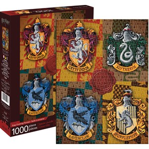 Aquarius (65303) - "Harry Potter Crests" - 1000 pezzi