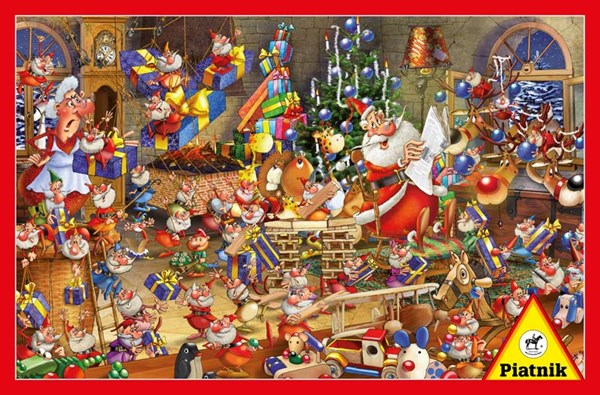 Piatnik (537943) - François Ruyer: "Christmas Chaos" - 1000 pezzi