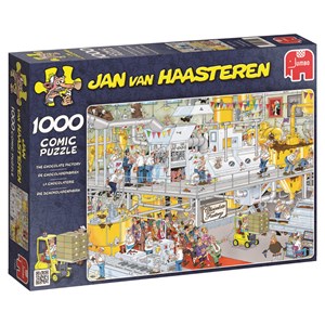 Jumbo (17452) - Jan van Haasteren: "Chocolate Factory" - 1000 pezzi