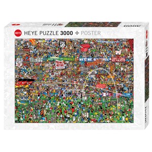 Heye (29205) - Alex Bennett: "Football History + Poster" - 3000 pezzi