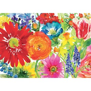 Ravensburger (19729) - "Abundant Blooms" - 1000 pezzi
