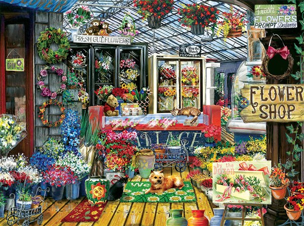 SunsOut (28731) - Tom Wood: "Fresh Flowers" - 1000 pezzi