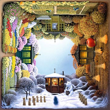 Anatolian (PER1012) - Jacek Yerka: "Four Seasons Garden" - 1000 pezzi