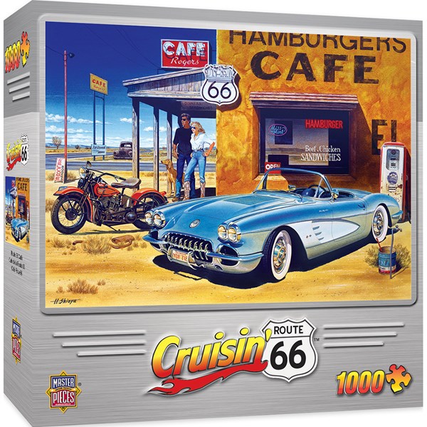 MasterPieces (71517) - Hiroaki Shioya: "Route 66 Café" - 1000 pezzi