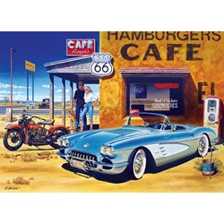 MasterPieces (71517) - Hiroaki Shioya: "Route 66 Café" - 1000 pezzi