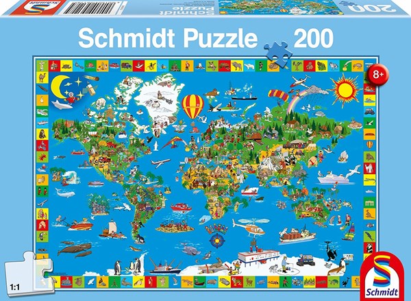 Schmidt Spiele (56118) - "Your Amazing World" - 200 pezzi