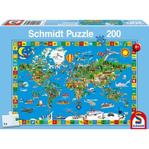 Schmidt Spiele (56118) - "Your Amazing World" - 200 pezzi