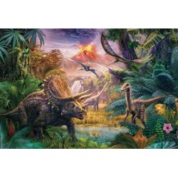 Schmidt Spiele (56129) - Jan Patrik Krasny: "Valley of Dinosaurs" - 100 pezzi