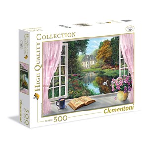 Clementoni (35011) - Dominic Davison: "View on the Garden" - 500 pezzi