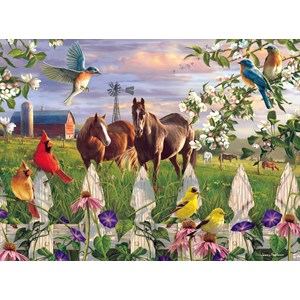 Buffalo Games (11166) - Hautman Brothers: "Evening Meadow" - 1000 pezzi