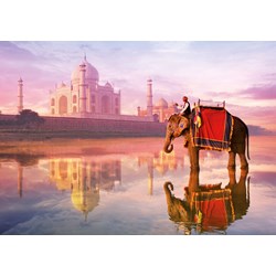 Educa (16756) - "Elephant At Taj Mahal" - 1000 pezzi