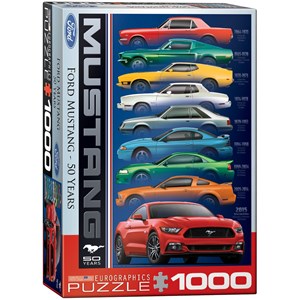 Eurographics (6000-0699) - "Ford Mustang 9 Model" - 1000 pezzi