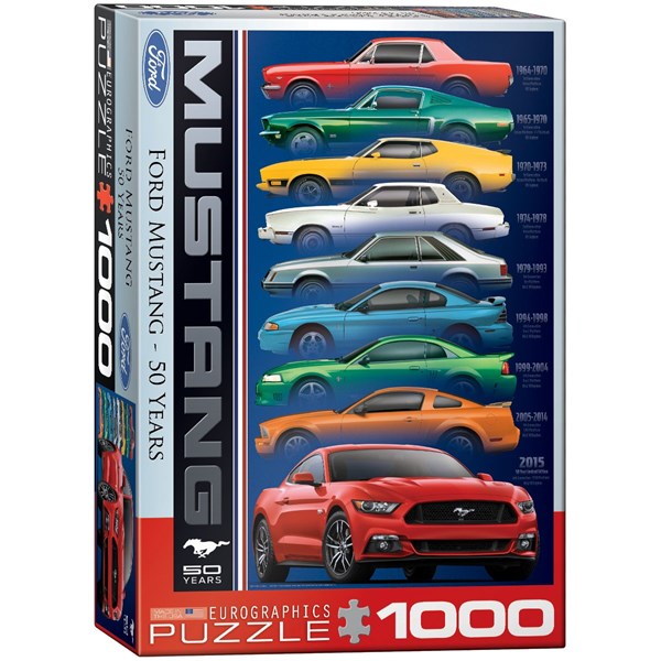 Eurographics (6000-0699) - "Ford Mustang 9 Model" - 1000 pezzi