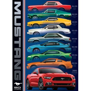Eurographics (6000-0699) - "Ford Mustang 9 Model" - 1000 pezzi