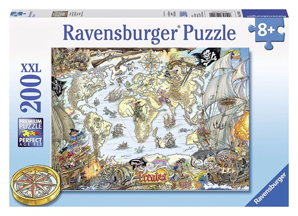 Ravensburger (12802) - "Pirate Map" - 200 pezzi